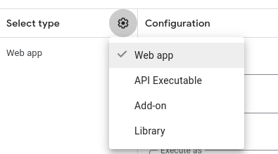 third rule - Select deployment type as &quot;Web App&quot;