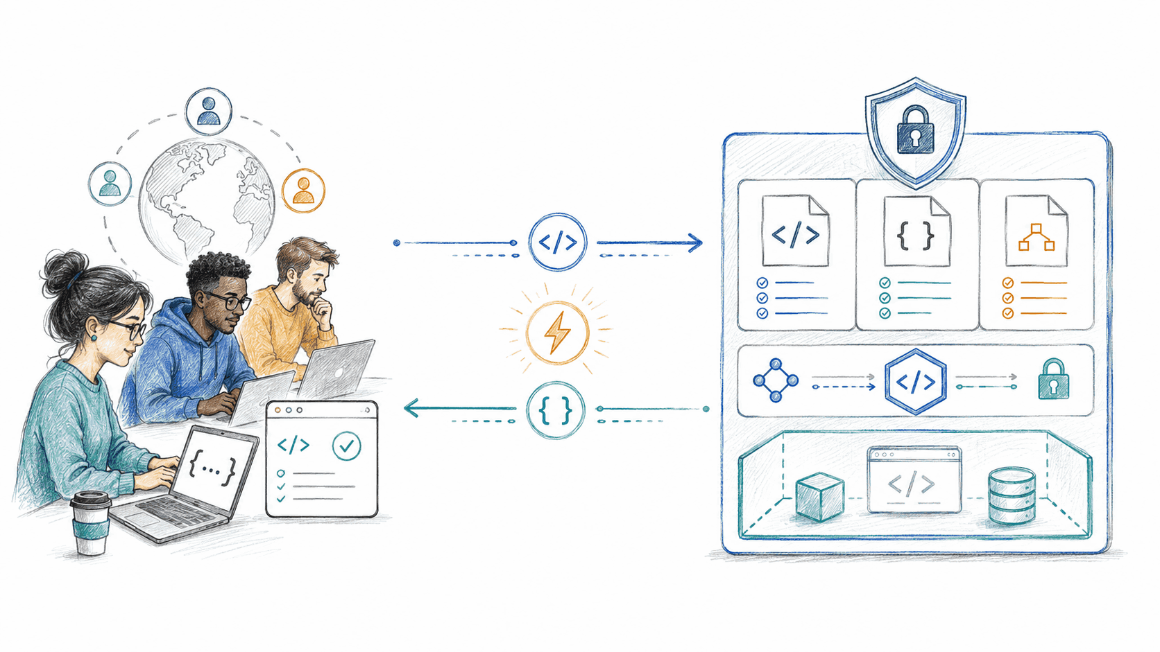 Partner developers using an enterprise API program and virtual sandbox to build and test integrations